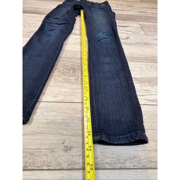 Express legging high-rise dark denim jeans size 0R - Picture 9 of 11
